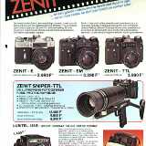 Zenit 1982 brochure