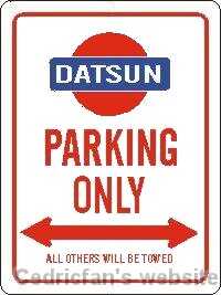 datsunparkingonly