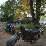 Son and bike
